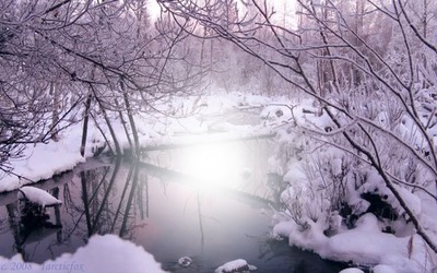 зима Фотомонтаж