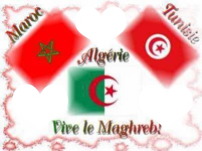 maroc tunis algerie Fotómontázs