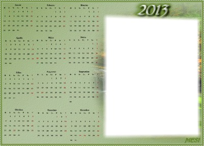 naptár Fotomontage
