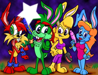 Photo Montage Jazz Jackrabbit Pixiz