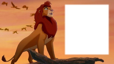 lion king Fotomontage
