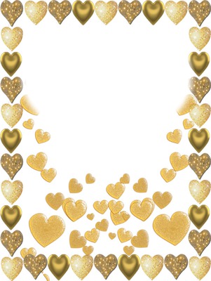 coração dourado Fotomontage
