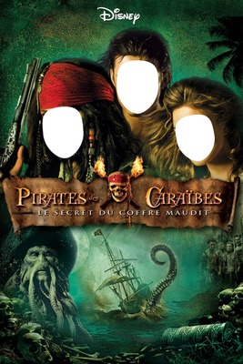pirate des caraibes Fotomontáž