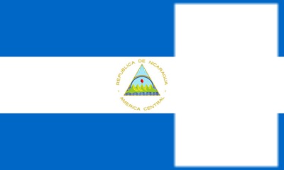 Nicaragua flag Фотомонтаж