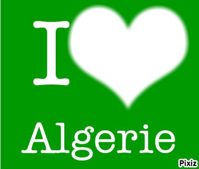 I Love Algerie Fotomontaż
