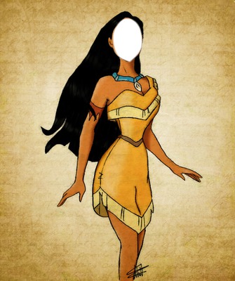 Pocahontas フォトモンタージュ