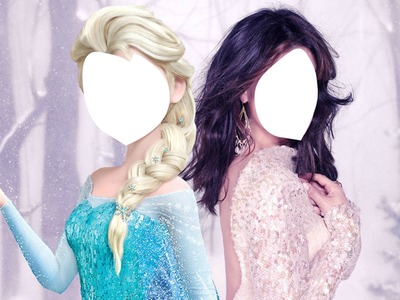 Elsa and Idina Menzel Fotomontage