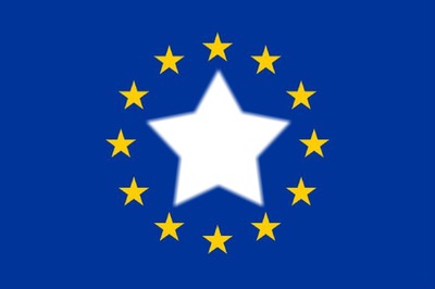 European Union flag Valokuvamontaasi