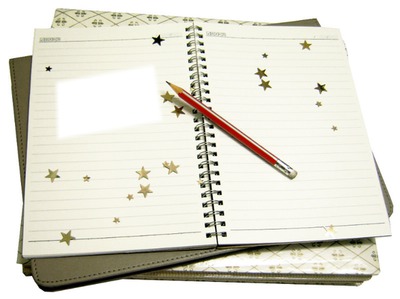 Diary Book Photo frame effect