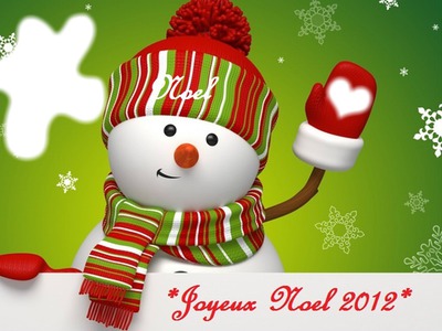 *Joyeux Noel 2012* Fotomontasje