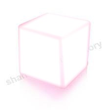 cubo rosa Fotomontagem