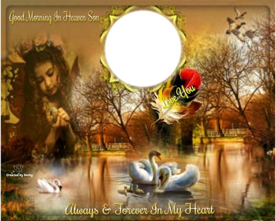 GOOD MORNING IN HEAVEN Photomontage