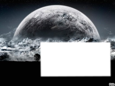 lua night Photo frame effect