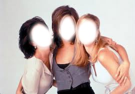 Monica ,Rachel et Phoebe Fotomontaža