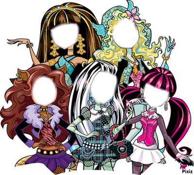 monster high friends Photomontage
