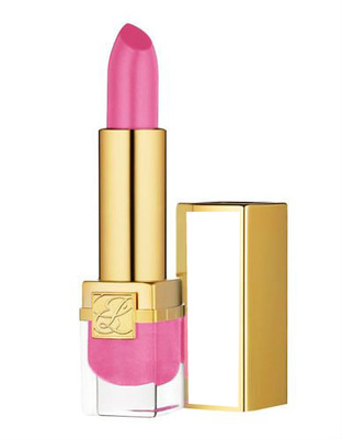 Estee Lauder Pure Color Crystal Lipstick in Pink フォトモンタージュ