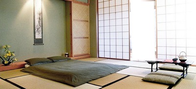 Bedroom door asian frame Montaje fotografico