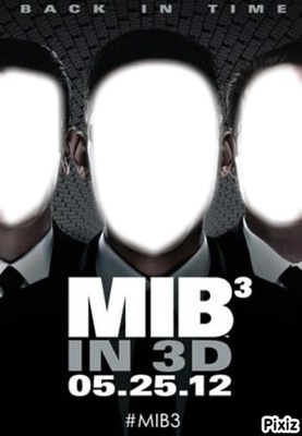 MIB in 3D フォトモンタージュ