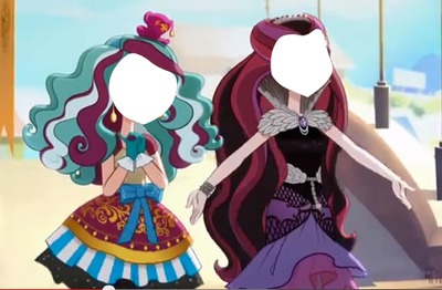 Ever after high- Raven e Maddie Valokuvamontaasi