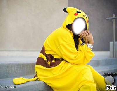 pikachu Montaje fotografico