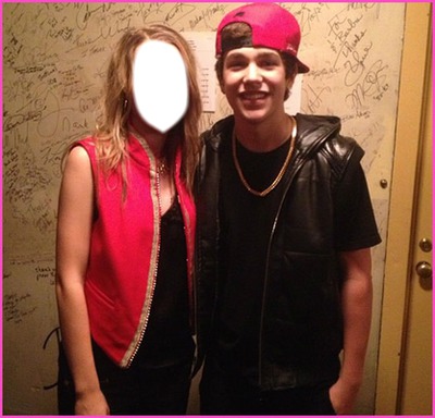 Austin Mahone and you Fotomontage