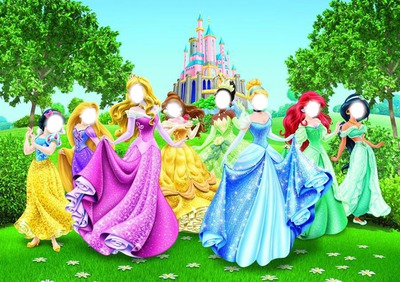 Disney princesses Фотомонтаж