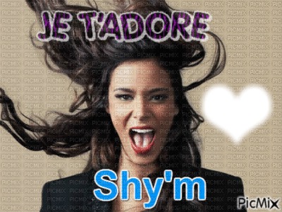 shy'm je t adore!!! Fotomontage