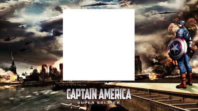 captain america Fotomontagem