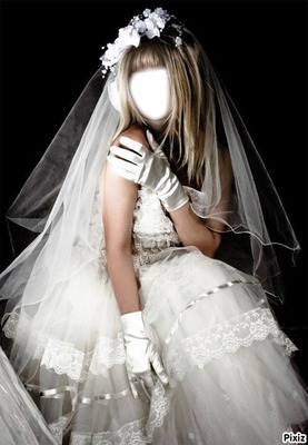 robe de marié Fotomontasje