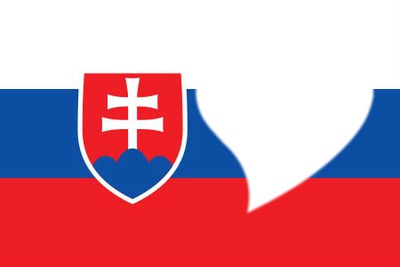 Slovakia flag Fotomontage