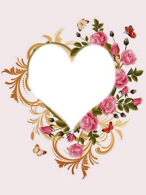 *Love Flowers* Photo frame effect