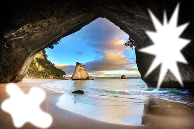 cave Photo frame effect