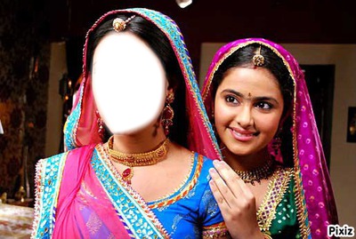 face of the Pratyusha Photo frame effect