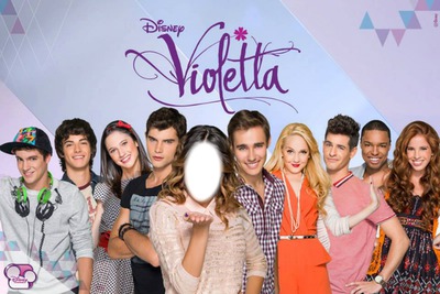 El elenco de Violetta y tu Montaje fotografico