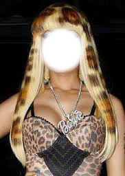 Nicki Leopard Fotomontažas