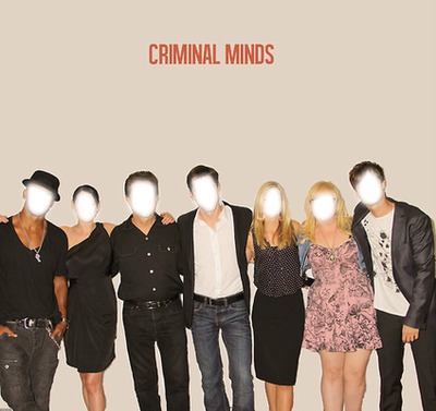 Cast of Criminal Minds Photo frame effect