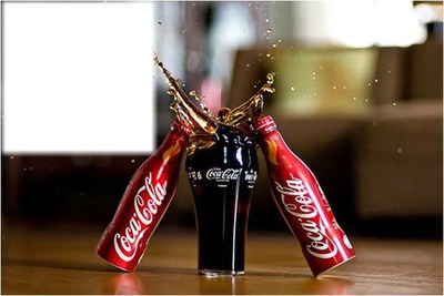 coca-cola Fotomontaža