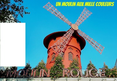 Moulin rouge Montaje fotografico