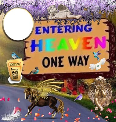 entering heaven Fotomontage
