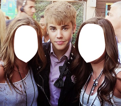 Justin y fans Fotomontasje