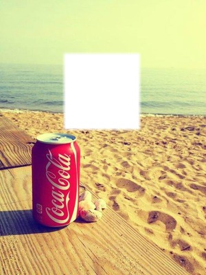 coca-cola Fotomontaż