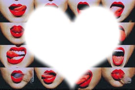 love bisous Montage photo