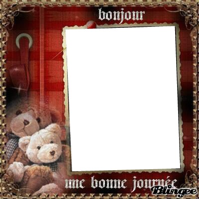 Cadre bonjour Photo frame effect