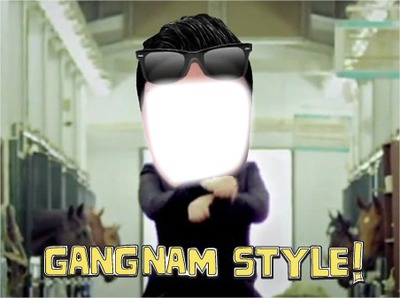 Gangnam Style! Fotomontāža