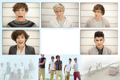 Avec les One Direction Fotomontagem
