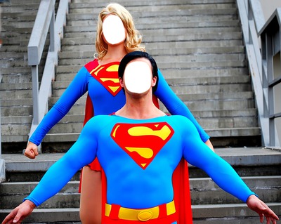 superman Photo frame effect