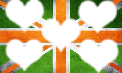 drapeau irlando-britanique Montage photo