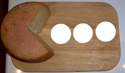 PAC MAN CHEESE Fotomontage