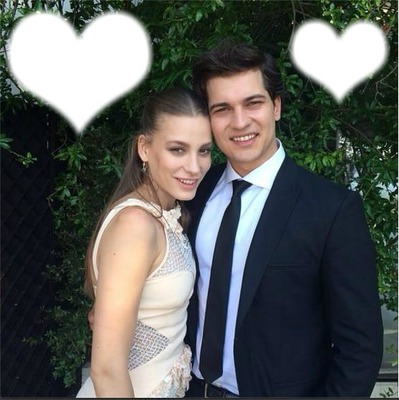 Serenay Sarıkaya Çağatay Ulusoy Fotomontagem