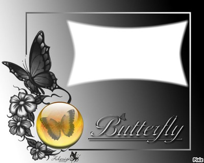 butterfly Fotomontage